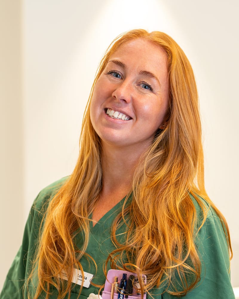 Lovisa, veterinary care assistant level 3 at AniMed Animal Hospital