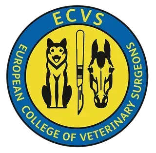 Logotyp för European College of Veterinary Surgeons, ECVS
