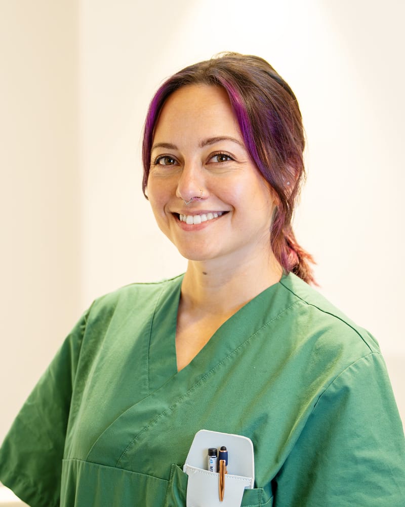 Amanda, licensed veterinary nurse specialising in anaesthesia at AniMed Animal Hospital