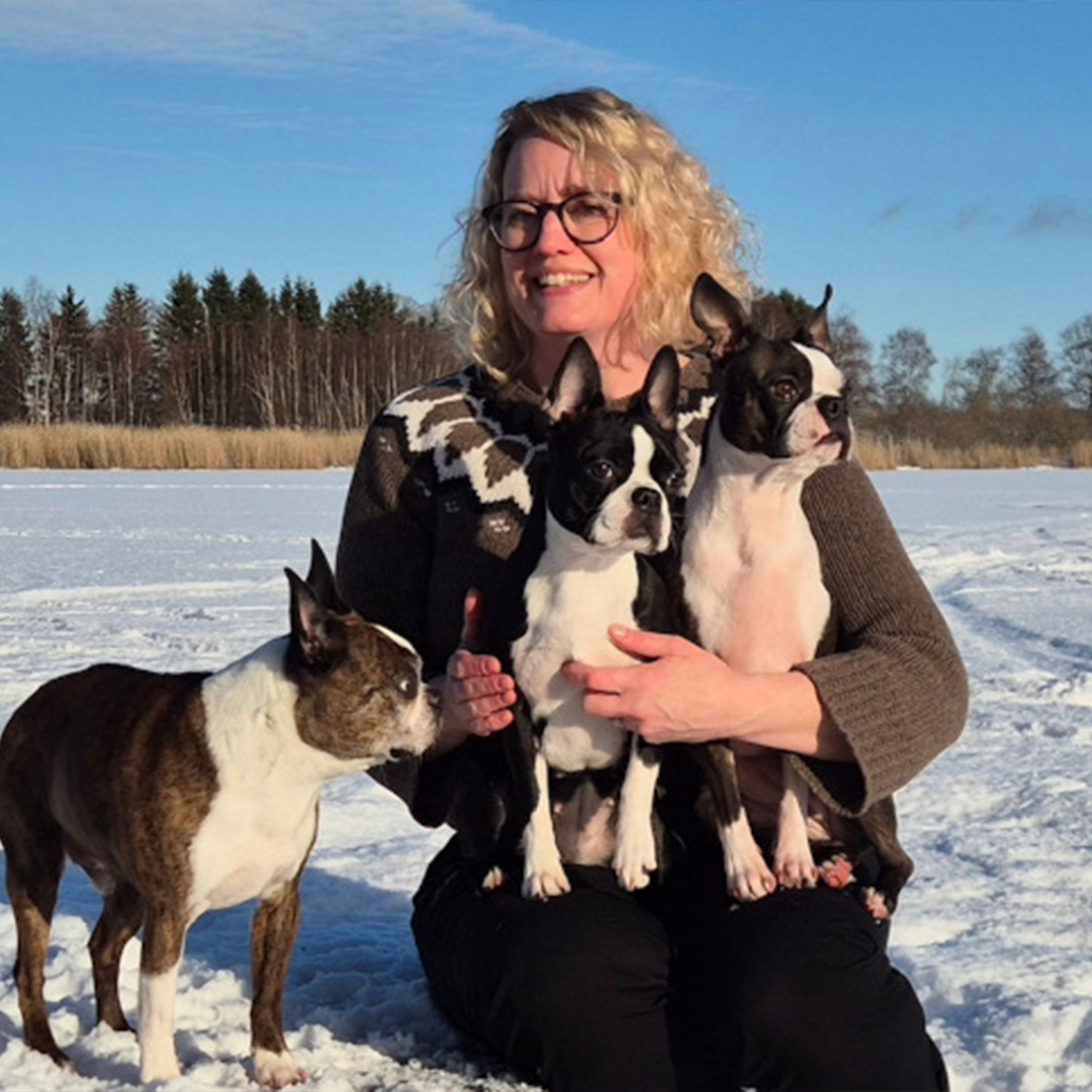 Anette, legitimerad fysioterapeut på AniMed Djursjukhus